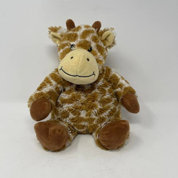 warmies Other - Warmies Intelex Brown White Spotted Giraffe Microwaveable Hot Cold 12" Plush